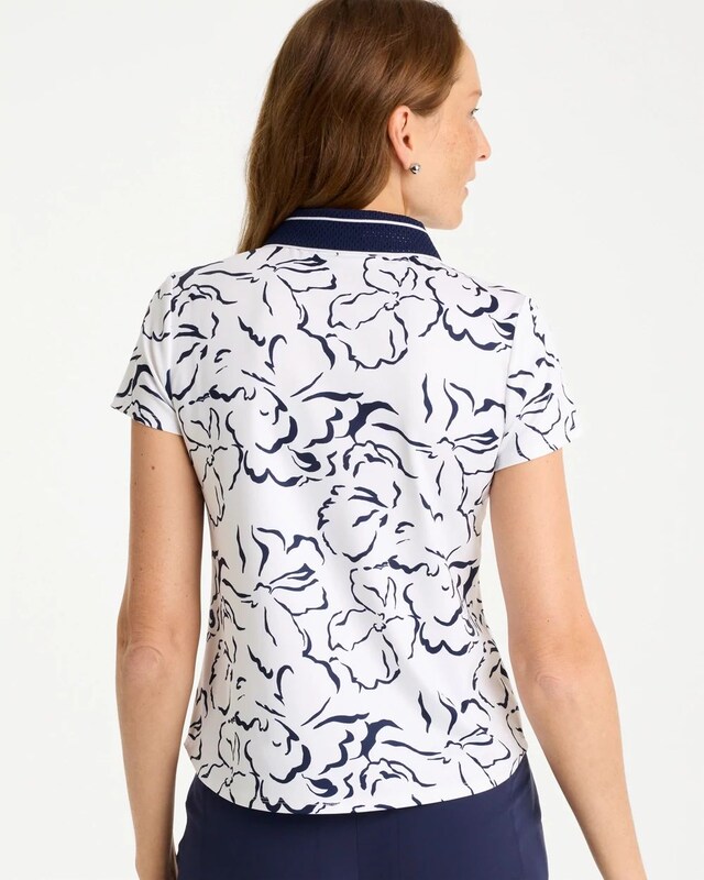 Zenergy UPF Mesh Collar Polo Top - image 3